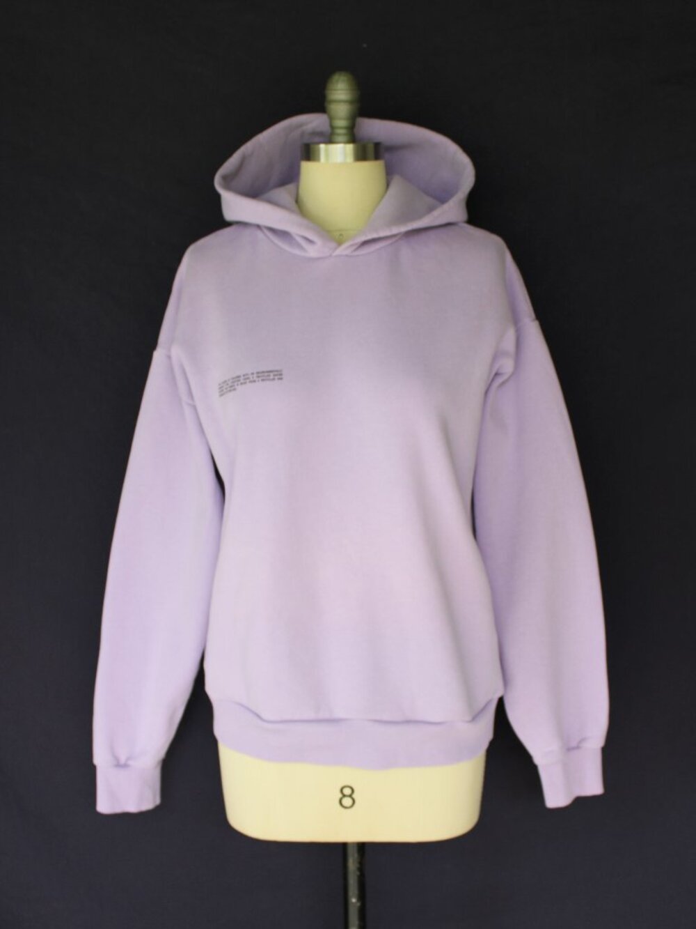 PANGAIA 365 Cotton hoodie sweatshirt jumper orchid lavender streetwear $205 M - Picture 4 of 12